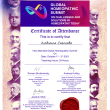 Сертификат об участии в Международном гомеопатическом Саммите